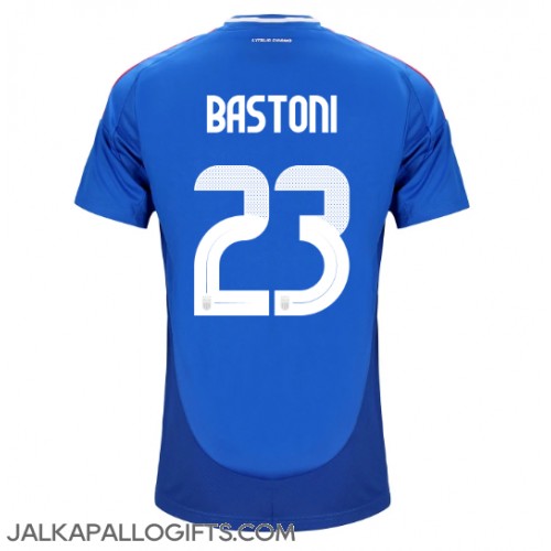 Italia Alessandro Bastoni #23 Kotipaita EM-Kisat 2024 Lyhythihainen